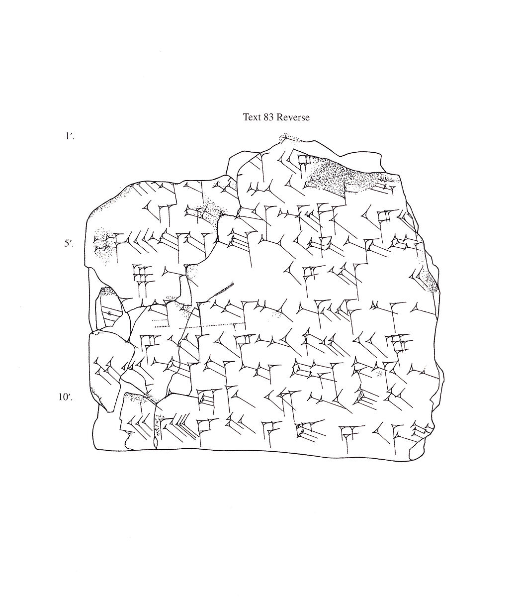 Cuneiform tablet: almanac for A.D. 31/32, Clay, Parthian