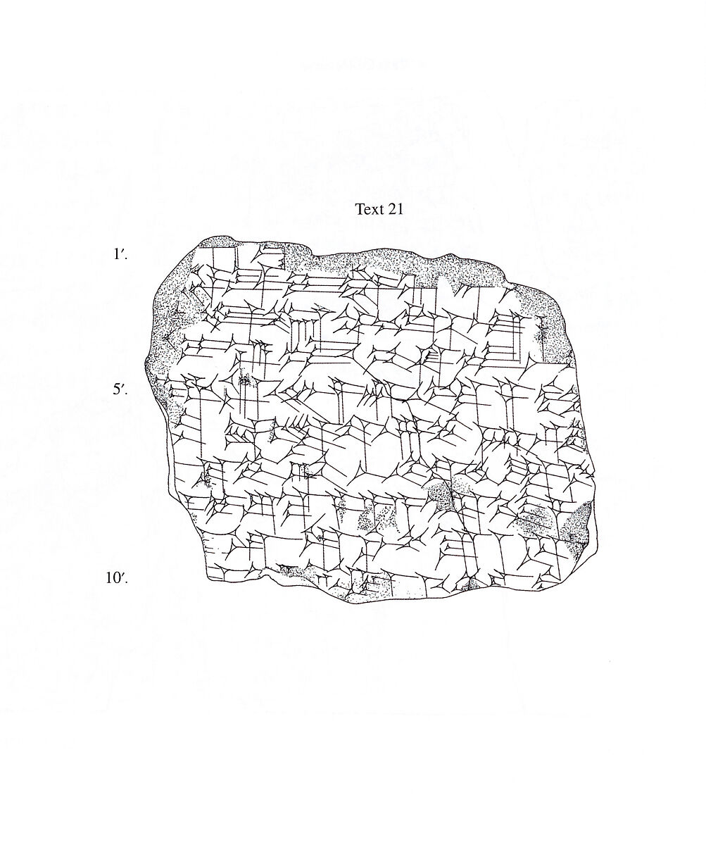 Cuneiform tablet: ritual fragment, Clay, Achaemenid or Seleucid