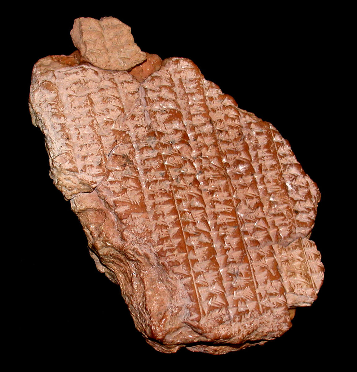 Cuneiform tablet: number-syllabary, Clay