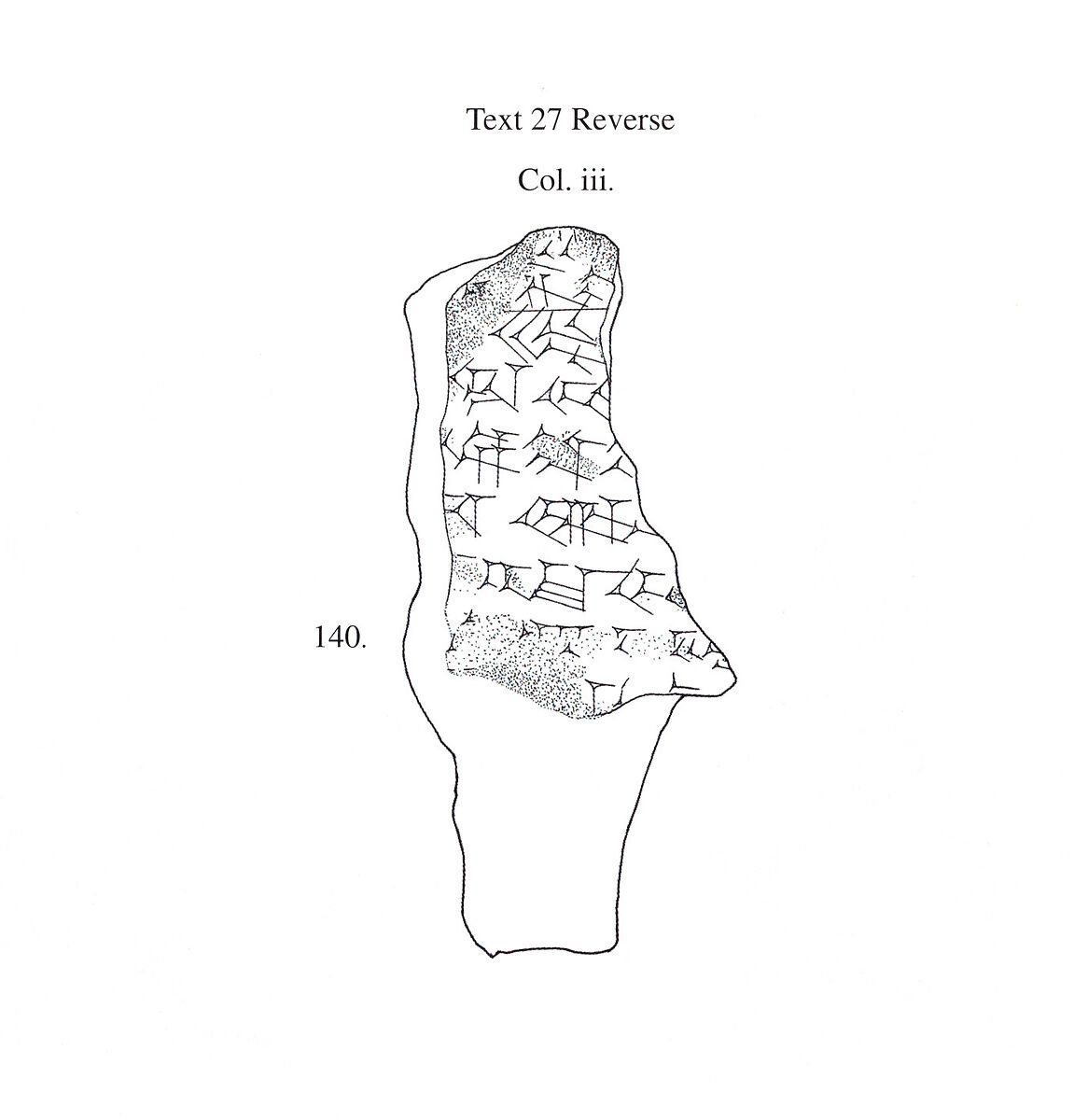 Cuneiform tablet: Utukku lemnutu, tablet 12, Clay