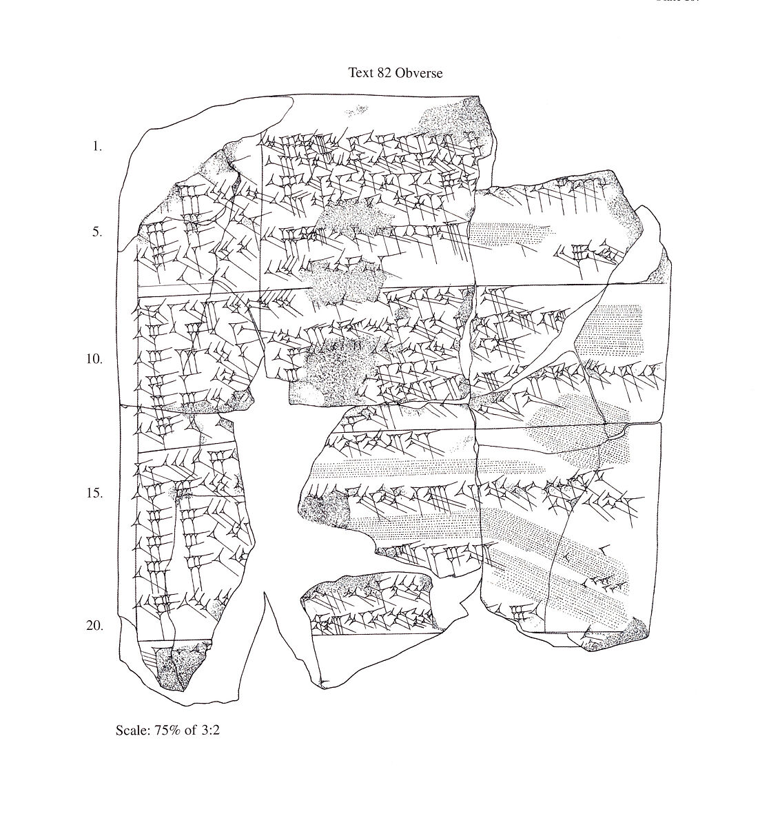 Cuneiform tablet: normal star almanac for S.E. 70 (242–241 B.C.), Clay, Seleucid