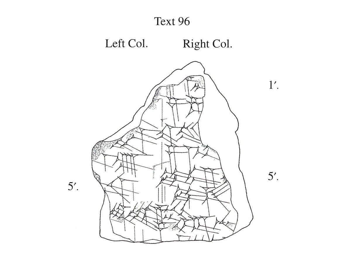 Cuneiform tablet: bilingual unidentified fragment, Clay