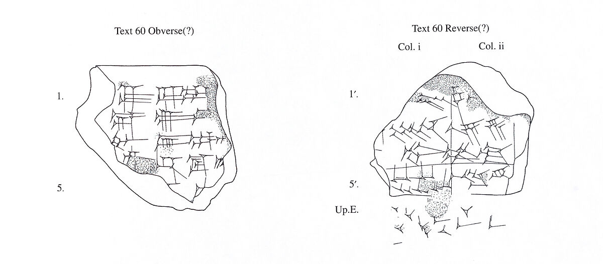Cuneiform tablet: school exercise tablet, Urra=hubullu, tablet 3, Clay