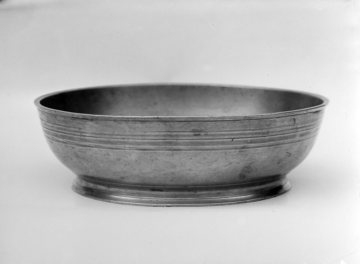 Baptismal Bowl, Samuel Danforth (1774–1816), Pewter, American 