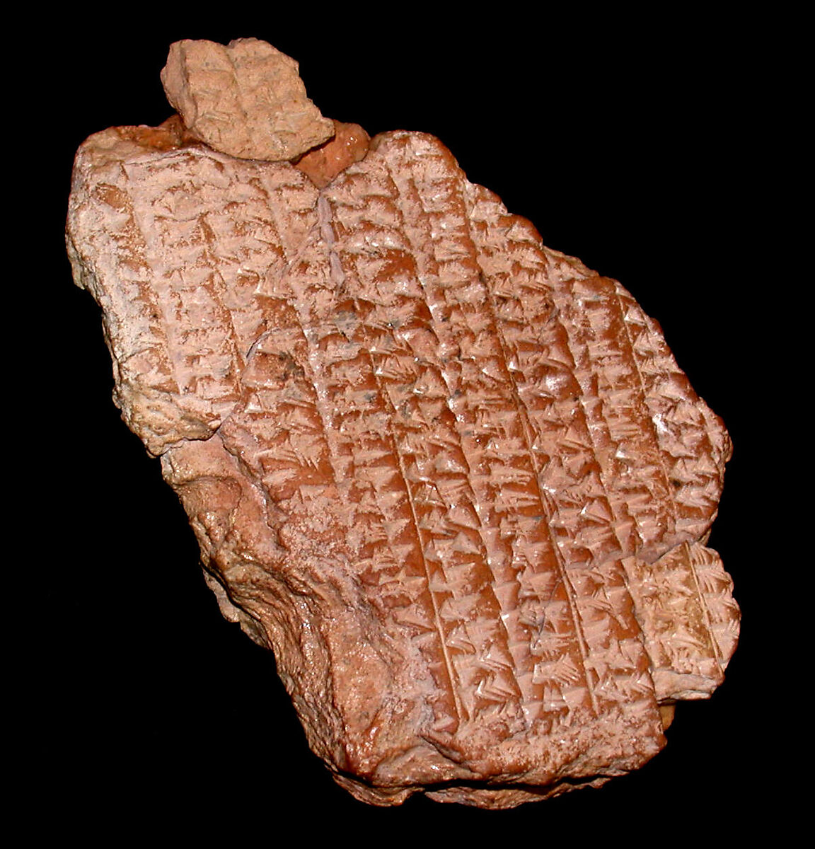 Cuneiform tablet: number-syllabary, Clay 