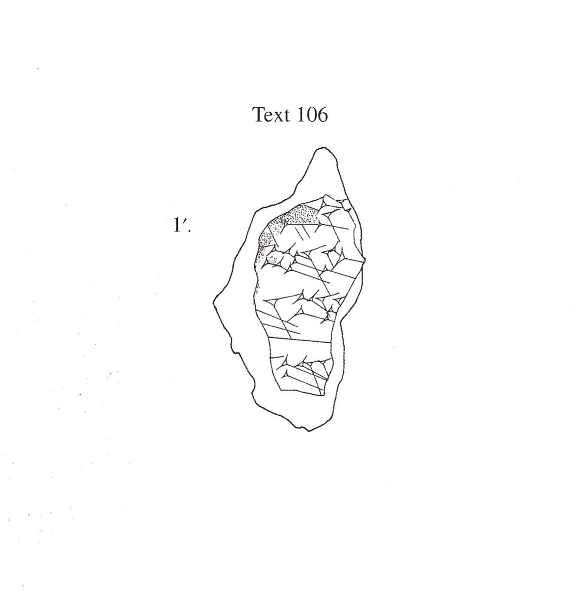 Cuneiform tablet: fragment, content uncertain, Clay