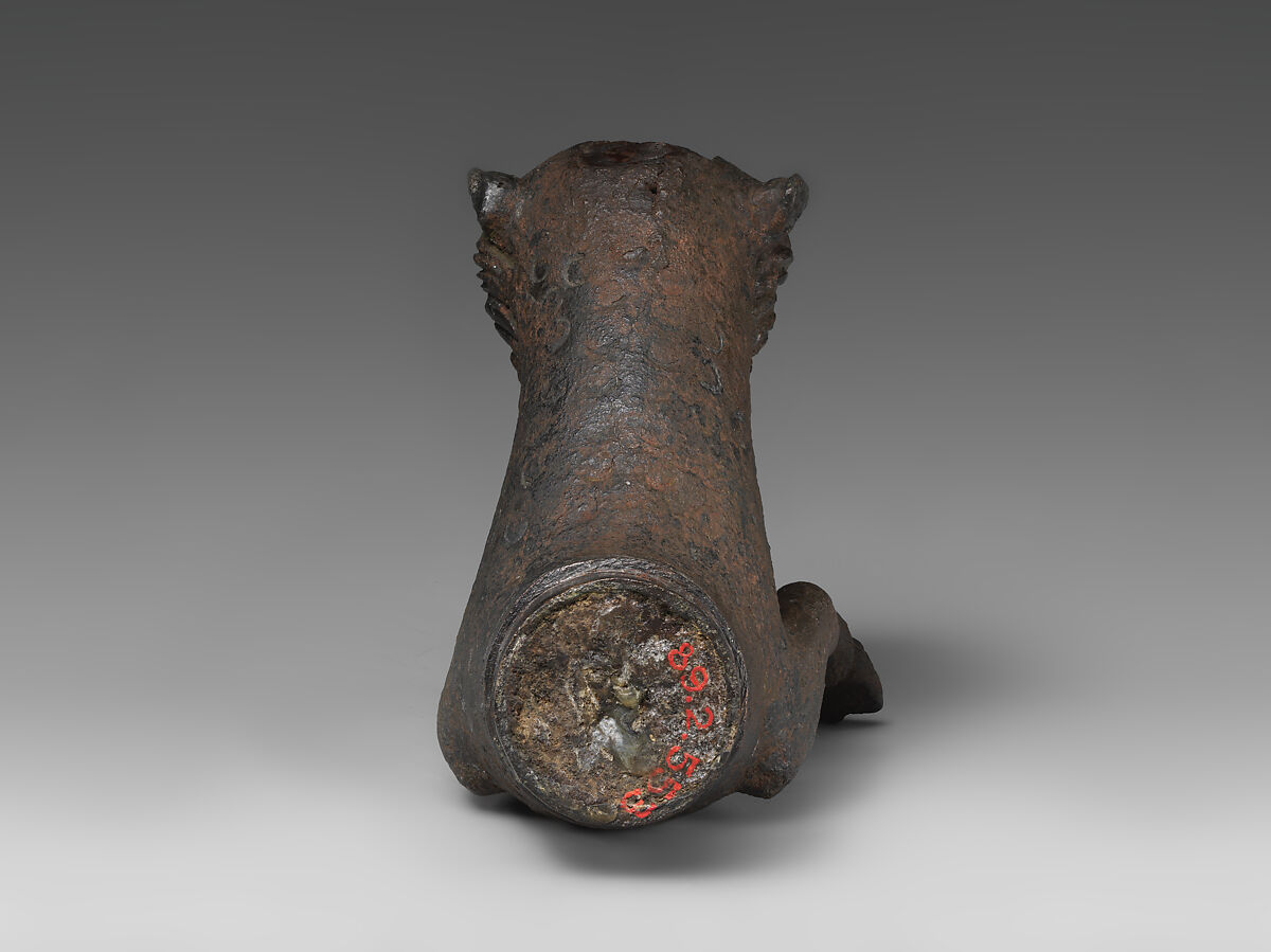 Forepart of a leopard, Bronze, Parthian