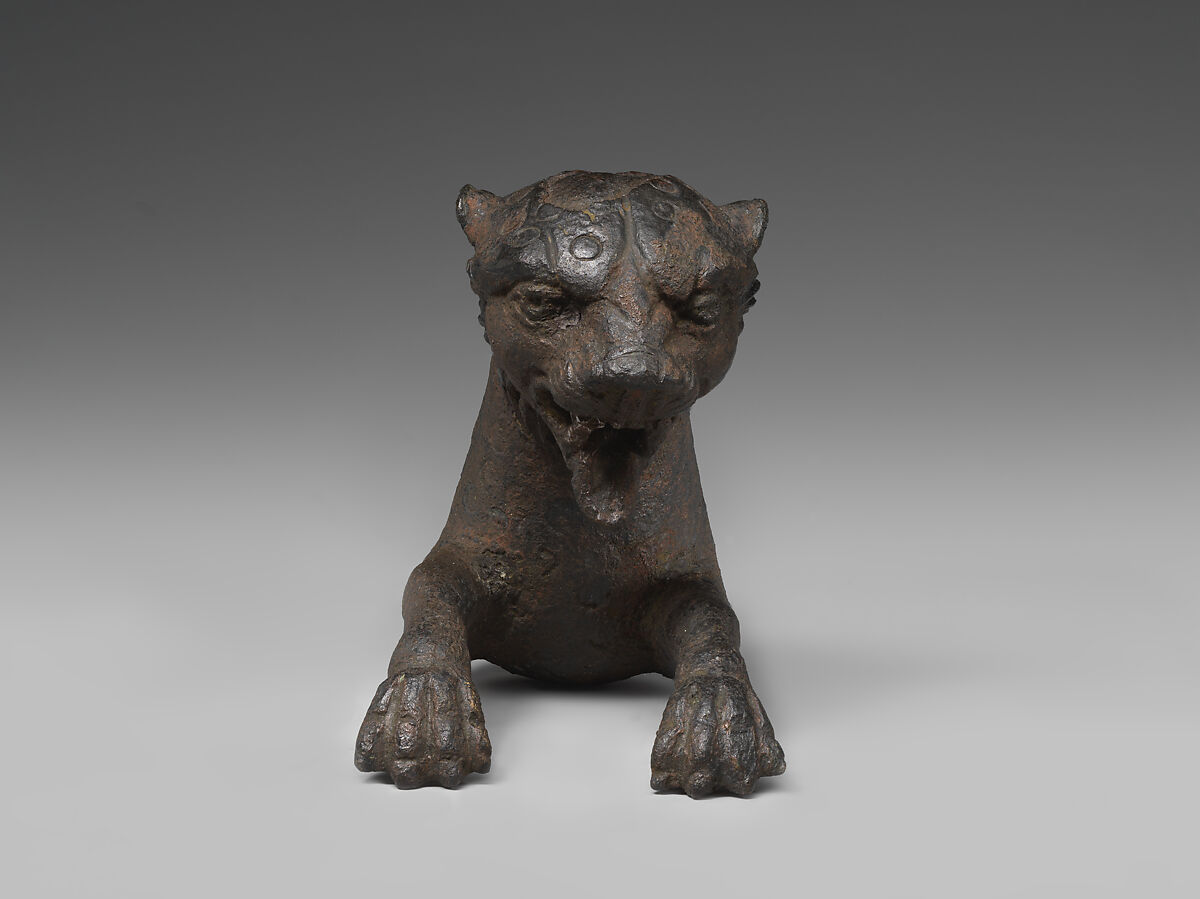 Forepart of a leopard, Bronze, Parthian