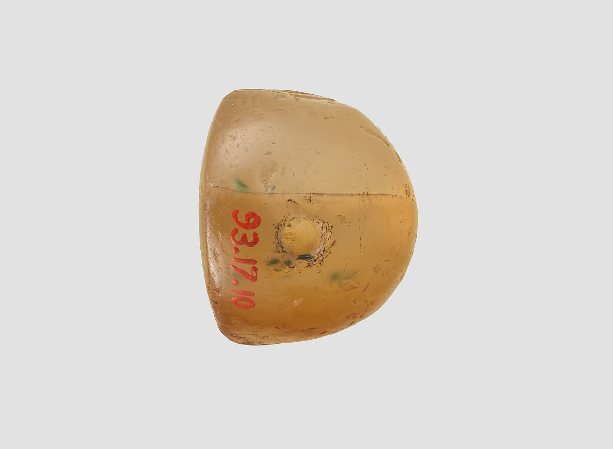 Stamp seal, Chalcedony, brown, Sasanian