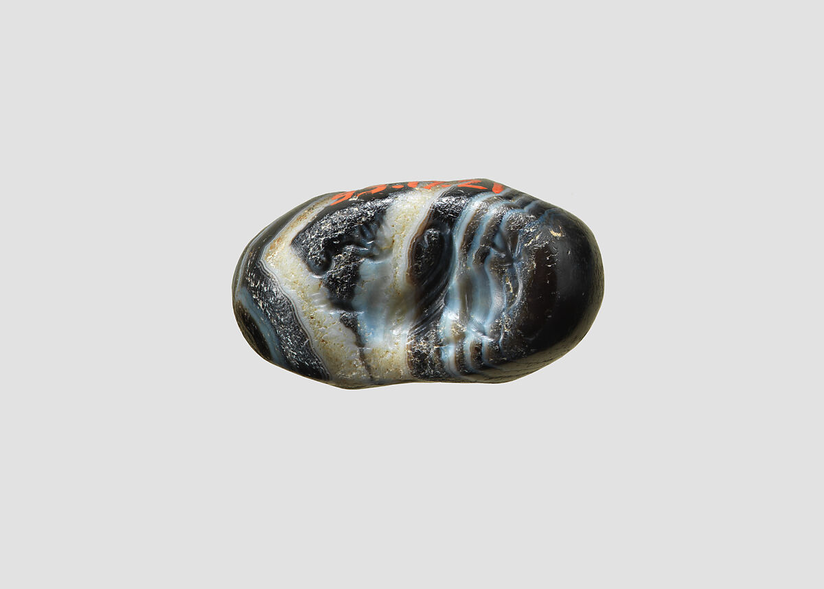 Stamp seal, Agate, Sasanian