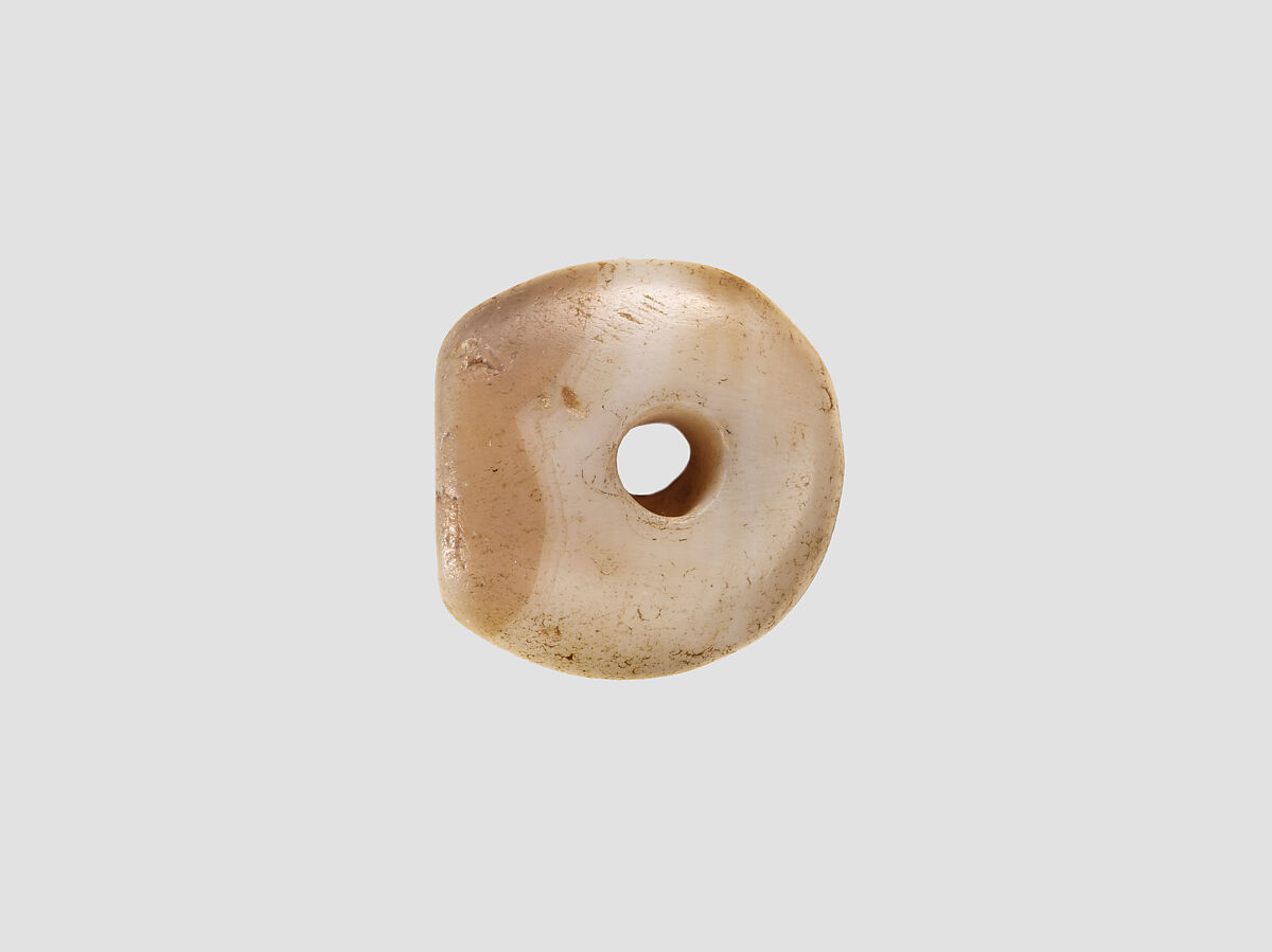 Stamp seal, Chalcedony, white, Sasanian