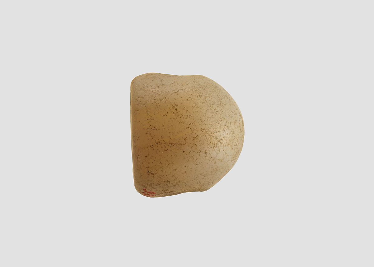 Stamp seal, Chalcedony, white, Sasanian