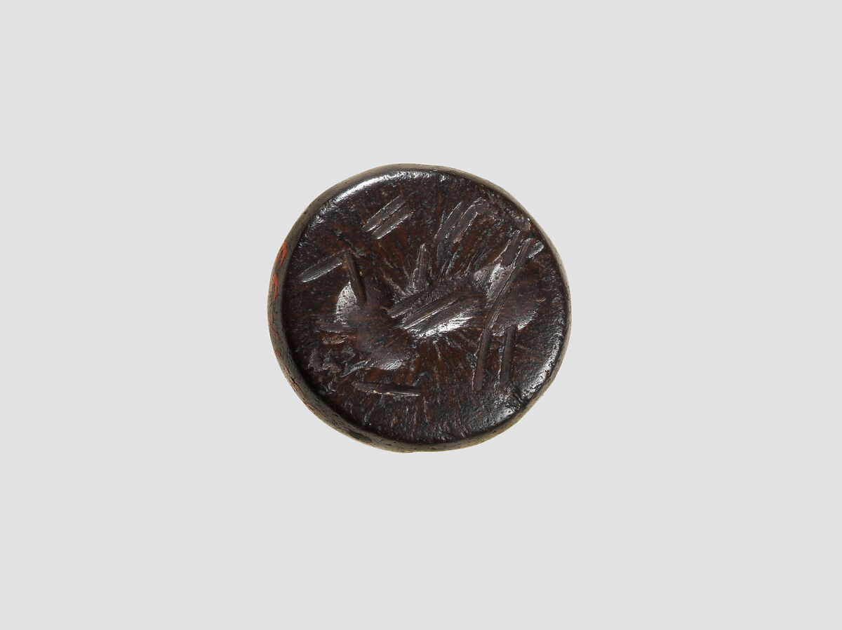 Stamp seal, Hematite, Sasanian