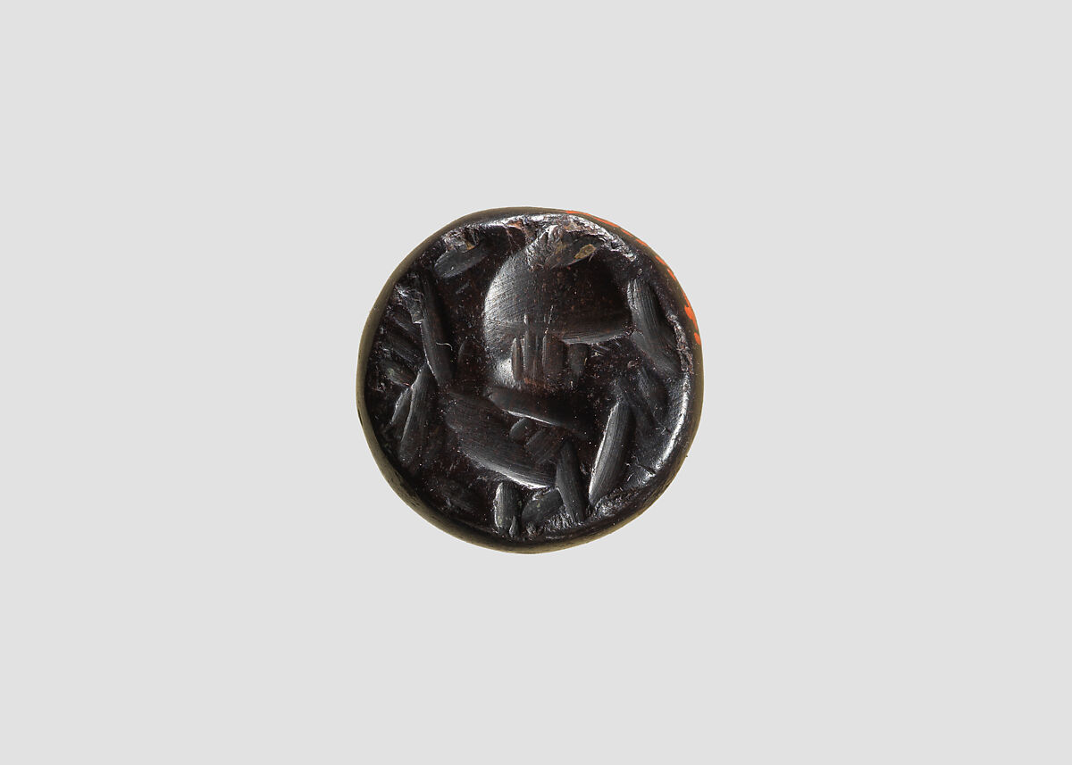Stamp seal, Hematite, Sasanian