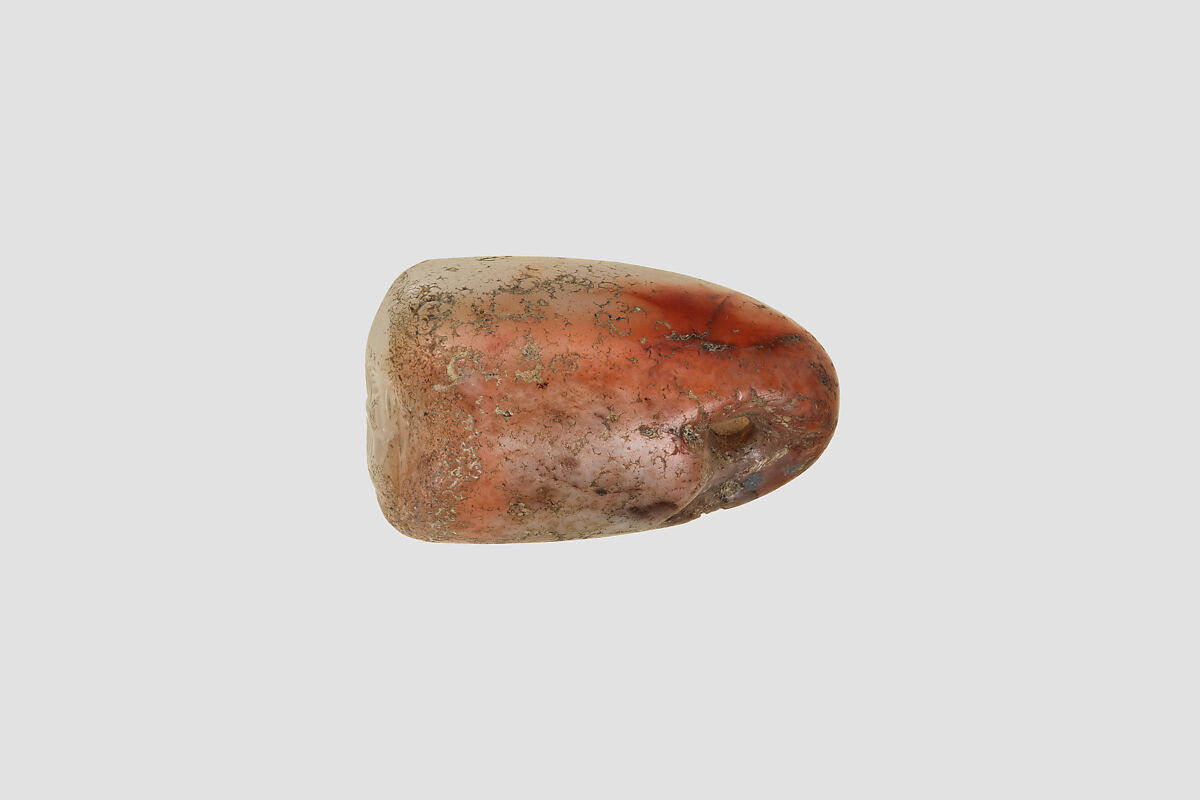 Stamp seal, Chert, red white, Achaemenid
