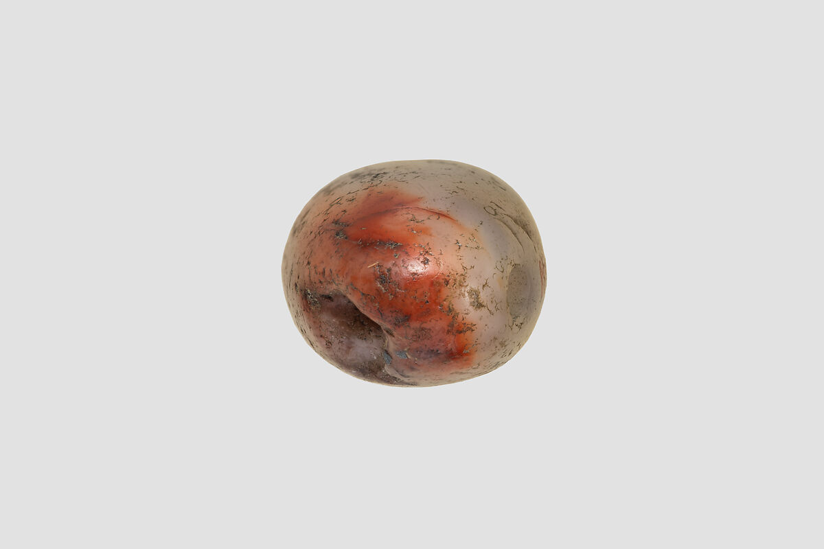 Stamp seal, Chert, red white, Achaemenid