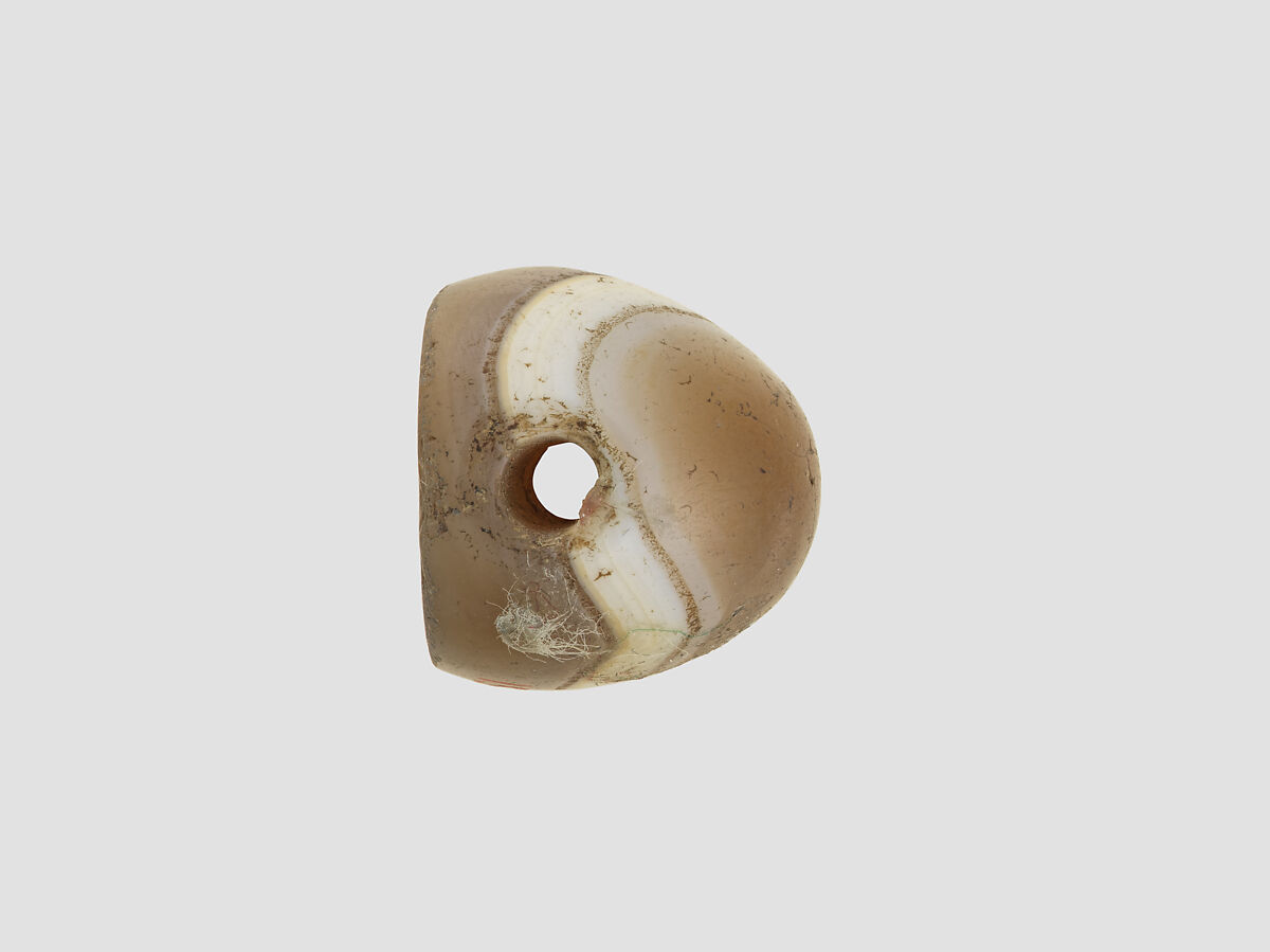 Stamp seal, Agate, banded, Achaemenid