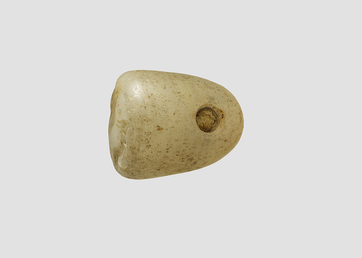 Stamp seal, Chert, white, Achaemenid