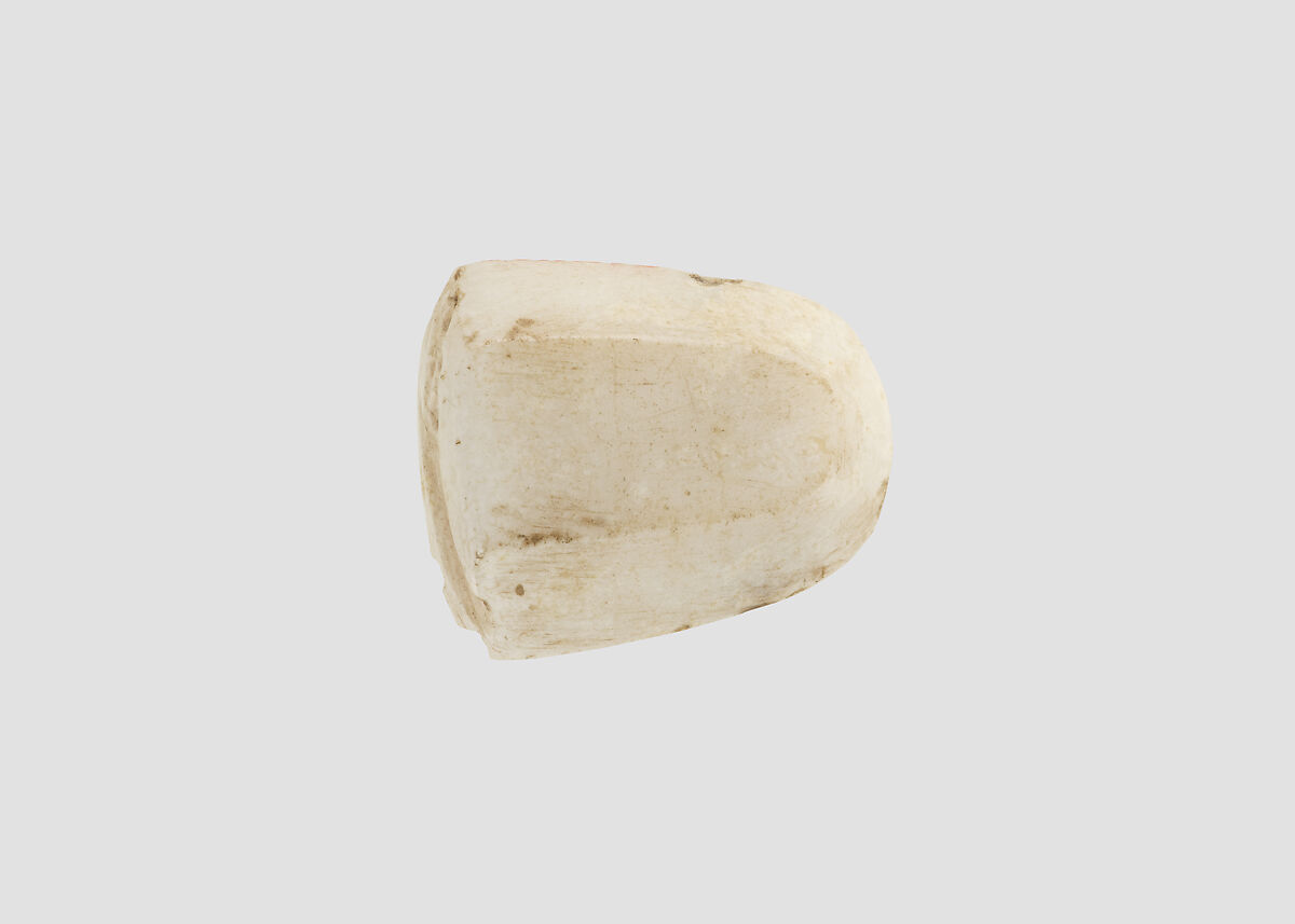 Stamp seal (octagonal pyramid) with cultic scene, White Chalcedony (Quartz), Assyro-Babylonian