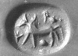 Stamp seal (scarab) with animal, Greenstone, Syro-Levantine 