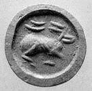 Stamp seal, Hematite, Sasanian 