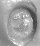 Stamp seal, Hematite, Sasanian 