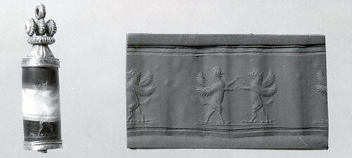 Cylinder seal, Onyx, Achaemenid 