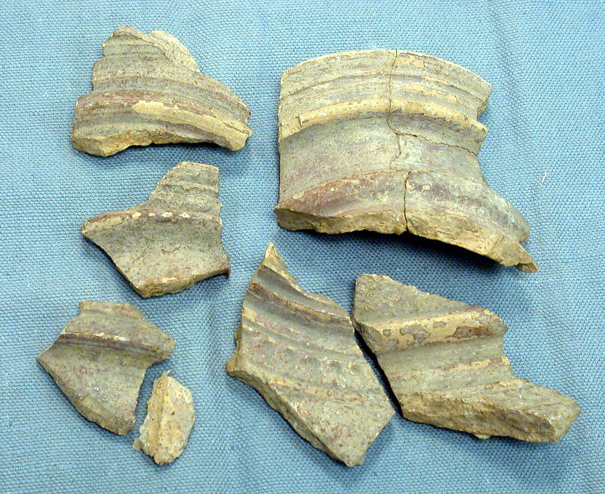 Sherds, Ceramic, red slip, Sasanian 