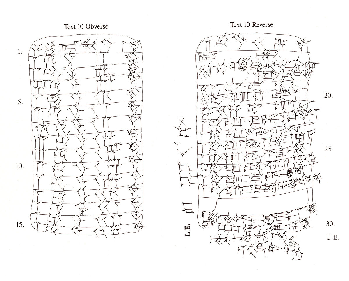 Cuneiform tablet: record of oxen disbursements, Clay, Neo-Sumerian