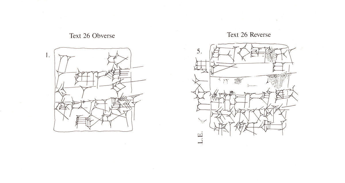 Cuneiform tablet: receipt of oxen and sheep, Clay, Neo-Sumerian