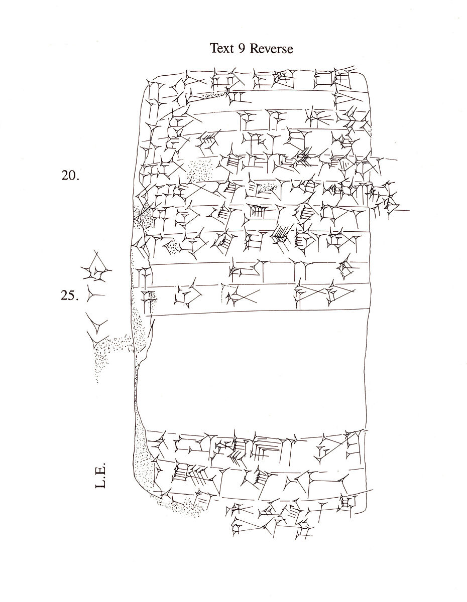 Cuneiform tablet: record of cattle deliveries, Clay, Neo-Sumerian
