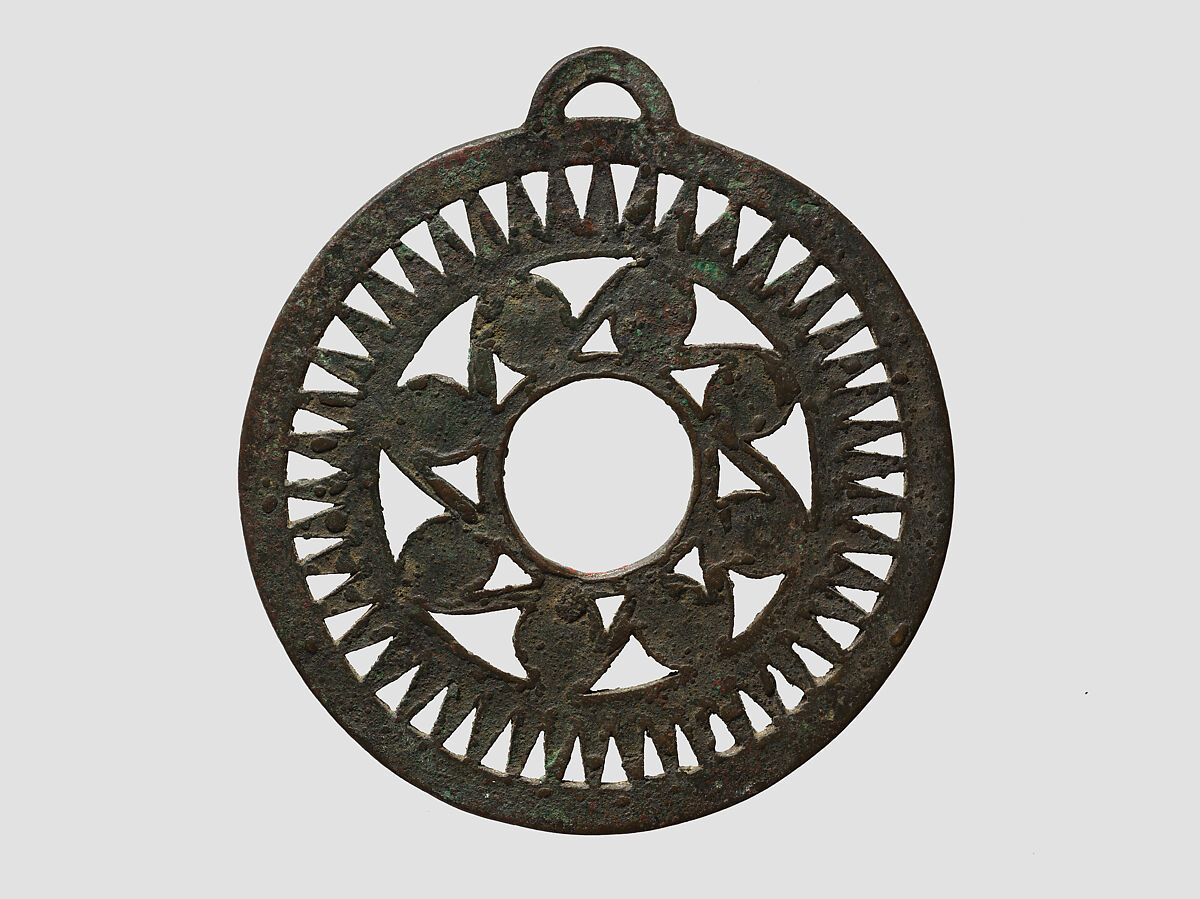 Openwork pendant, Bronze (low lead)