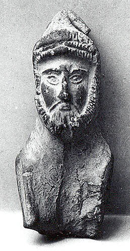 Figure of a horseman, Ceramic, Achaemenid 