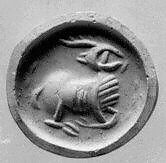 Stamp seal, Hematite, Sasanian 