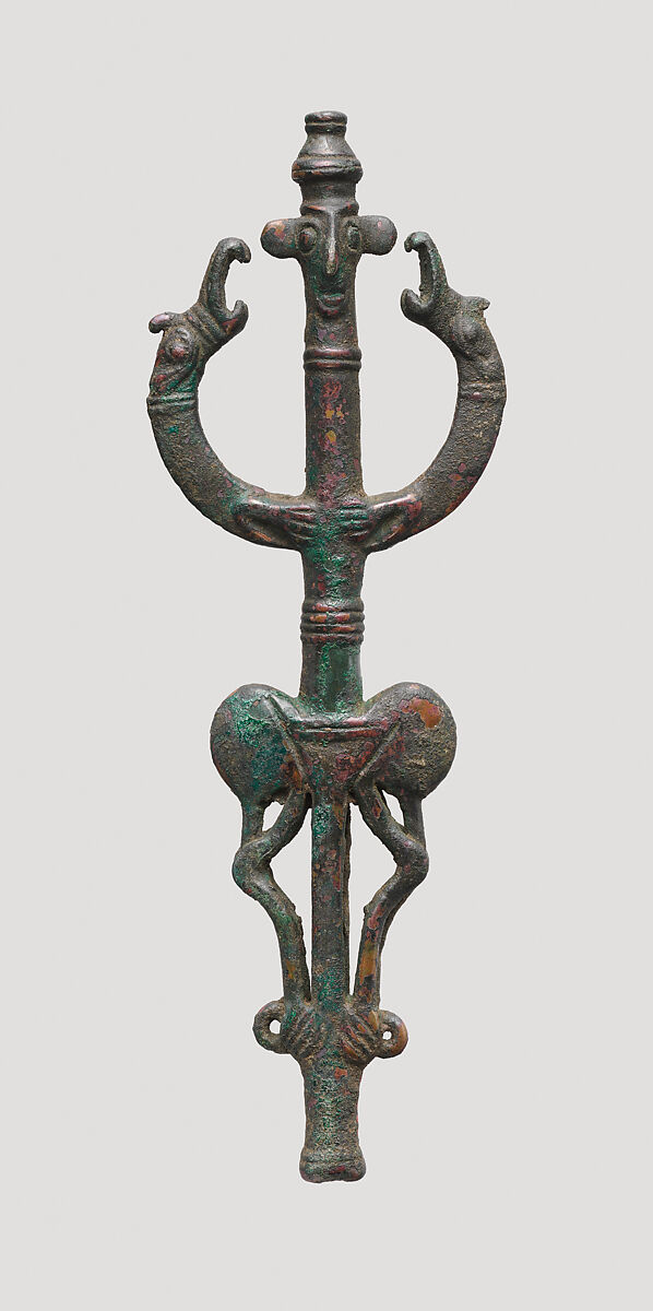 Master-of-animals standard, Bronze, Iran 