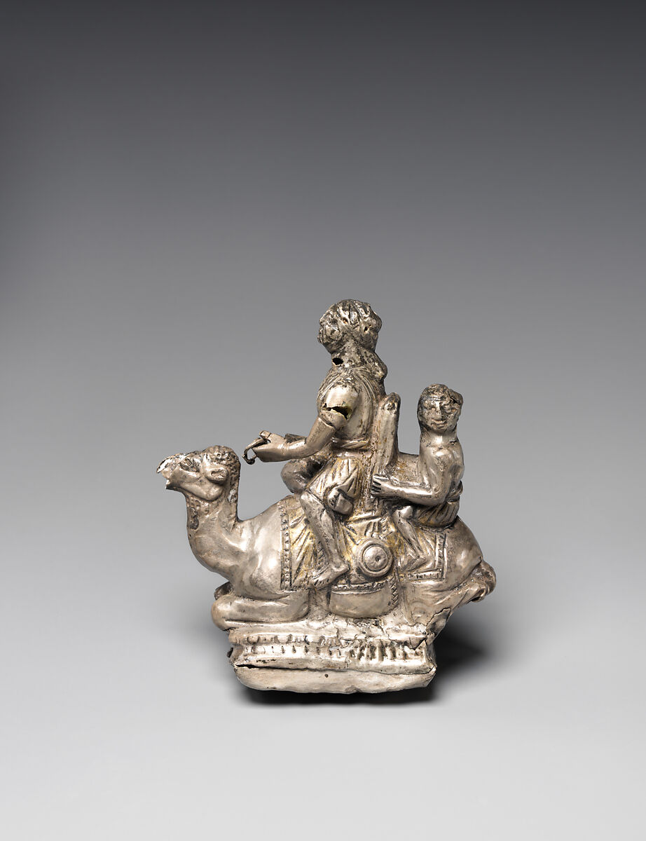 Camel and riders, Silver, Nabataean