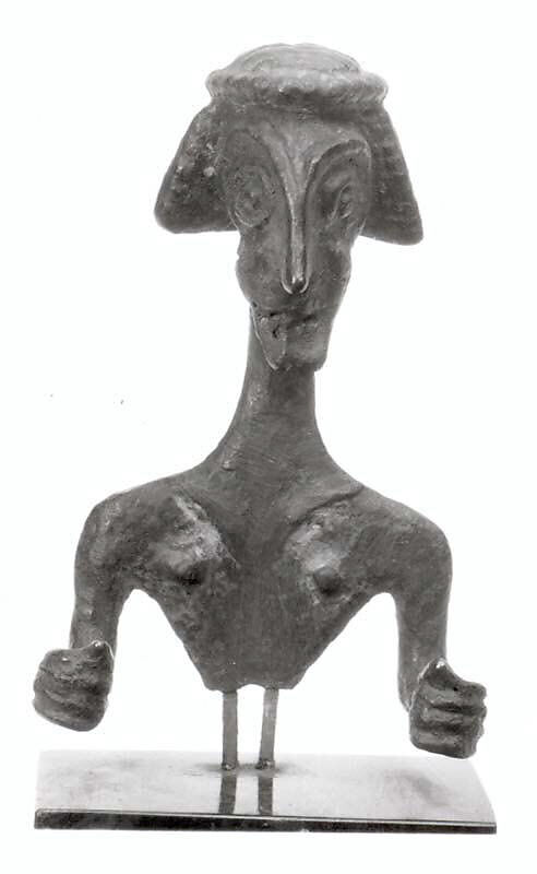 Figure fragment, Bronze, Canaanite 