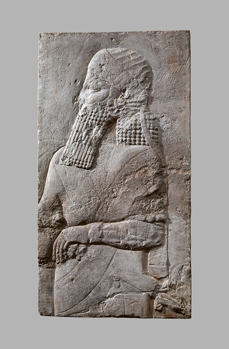 Assyrian Crown-Prince, Gypsum alabaster, Assyrian 