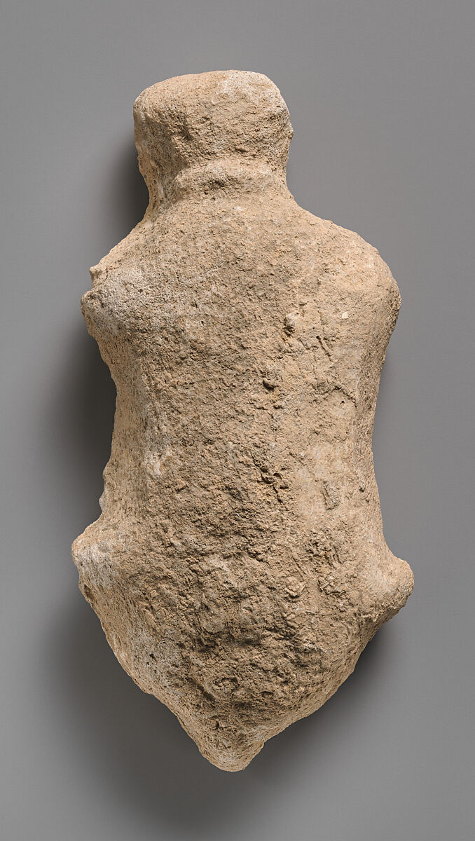 Fragment of a wall decoration with wine jar, Stucco, Sasanian 
