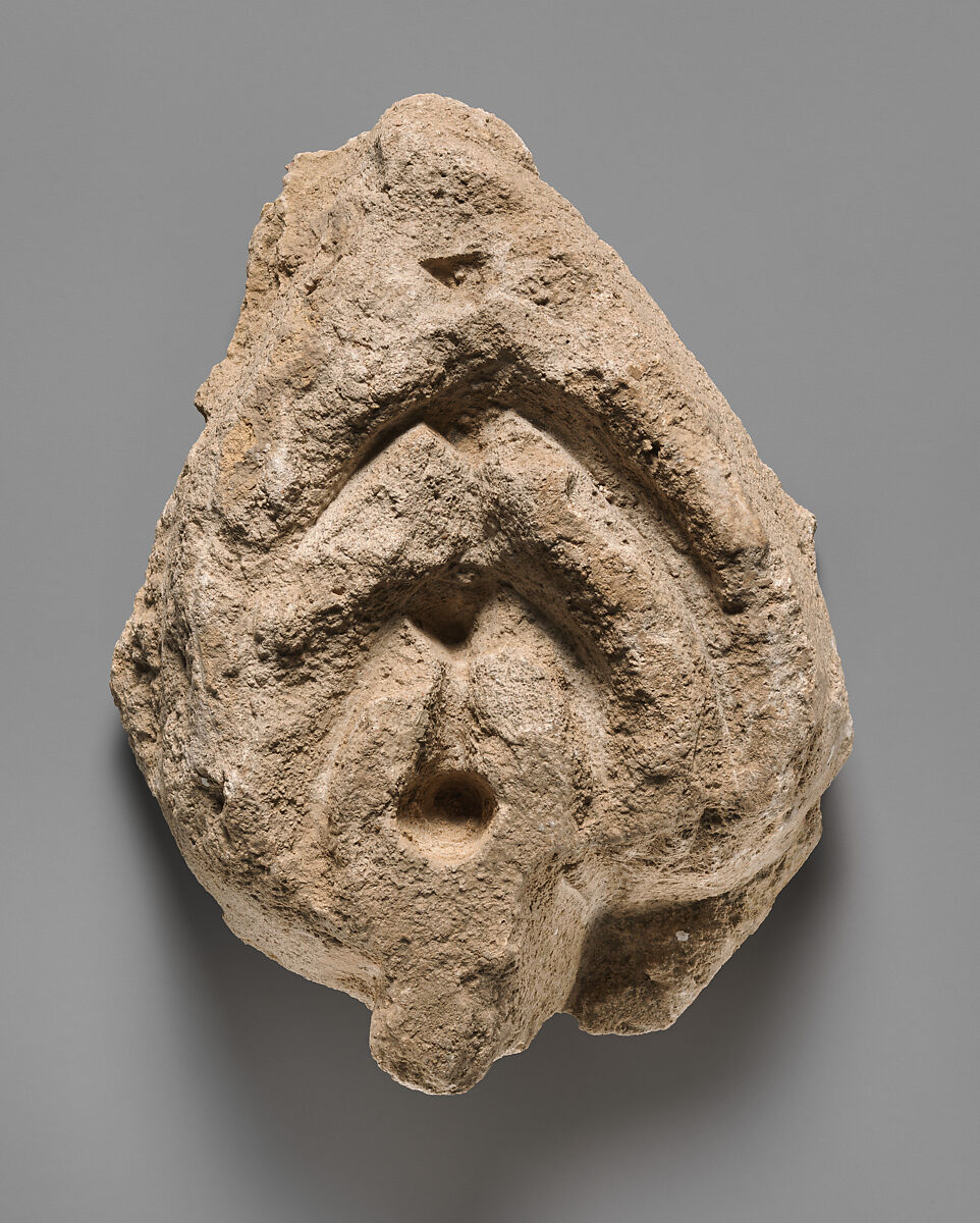 Relief fragment, Stucco, Sasanian or Islamic 