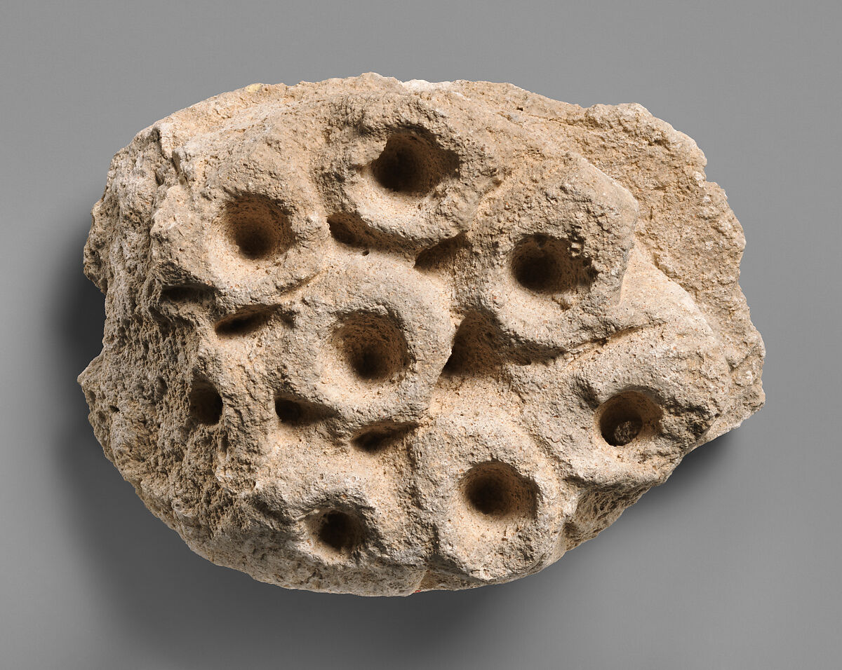 Relief fragment, Stucco, Sasanian or Islamic 