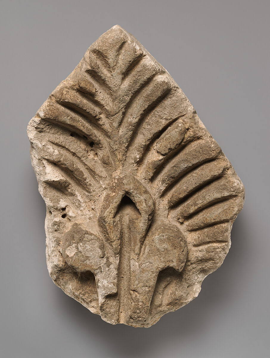 Relief fragment, Stucco, Sasanian or Islamic 