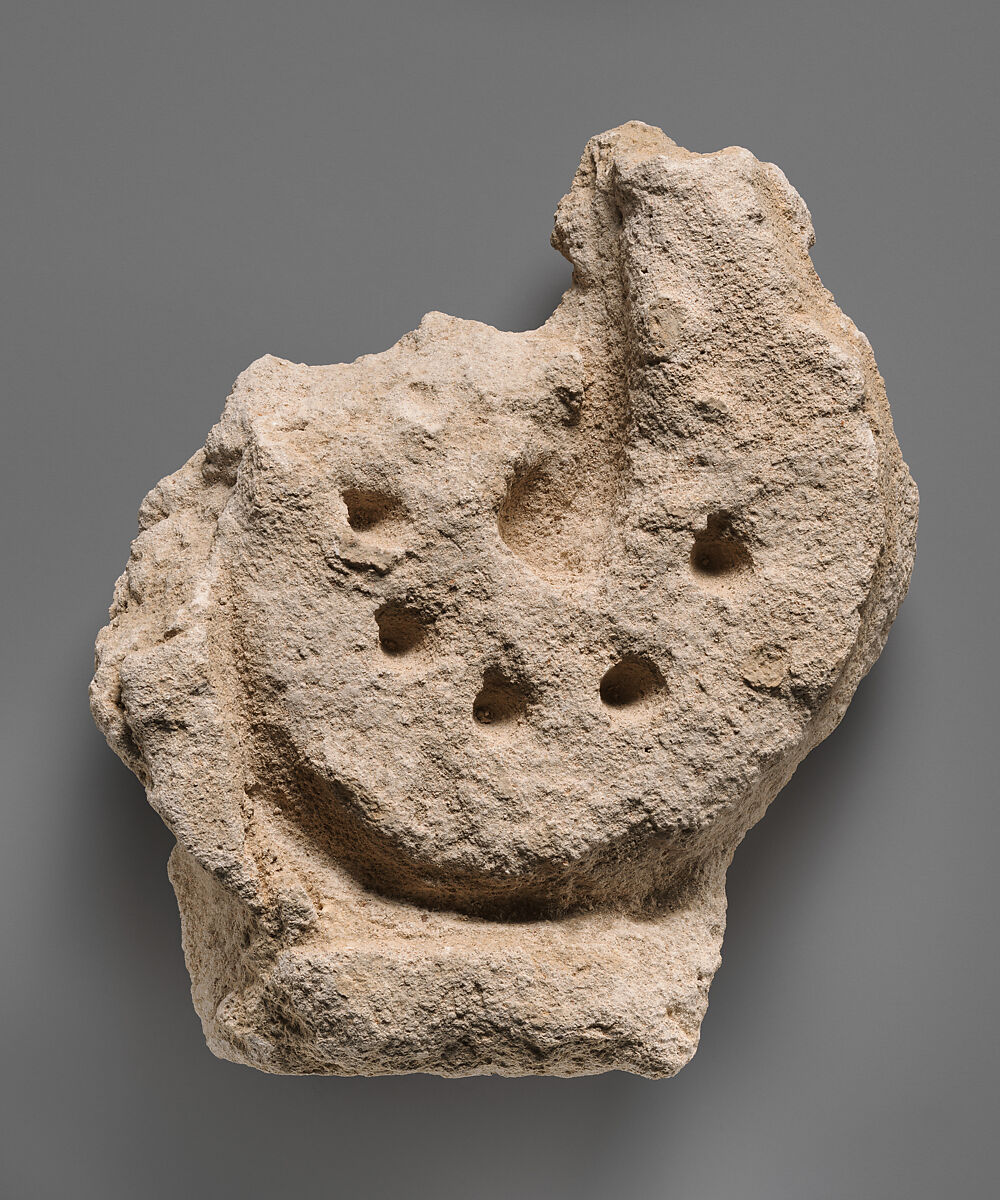 Relief fragment, Stucco, Sasanian or Islamic 