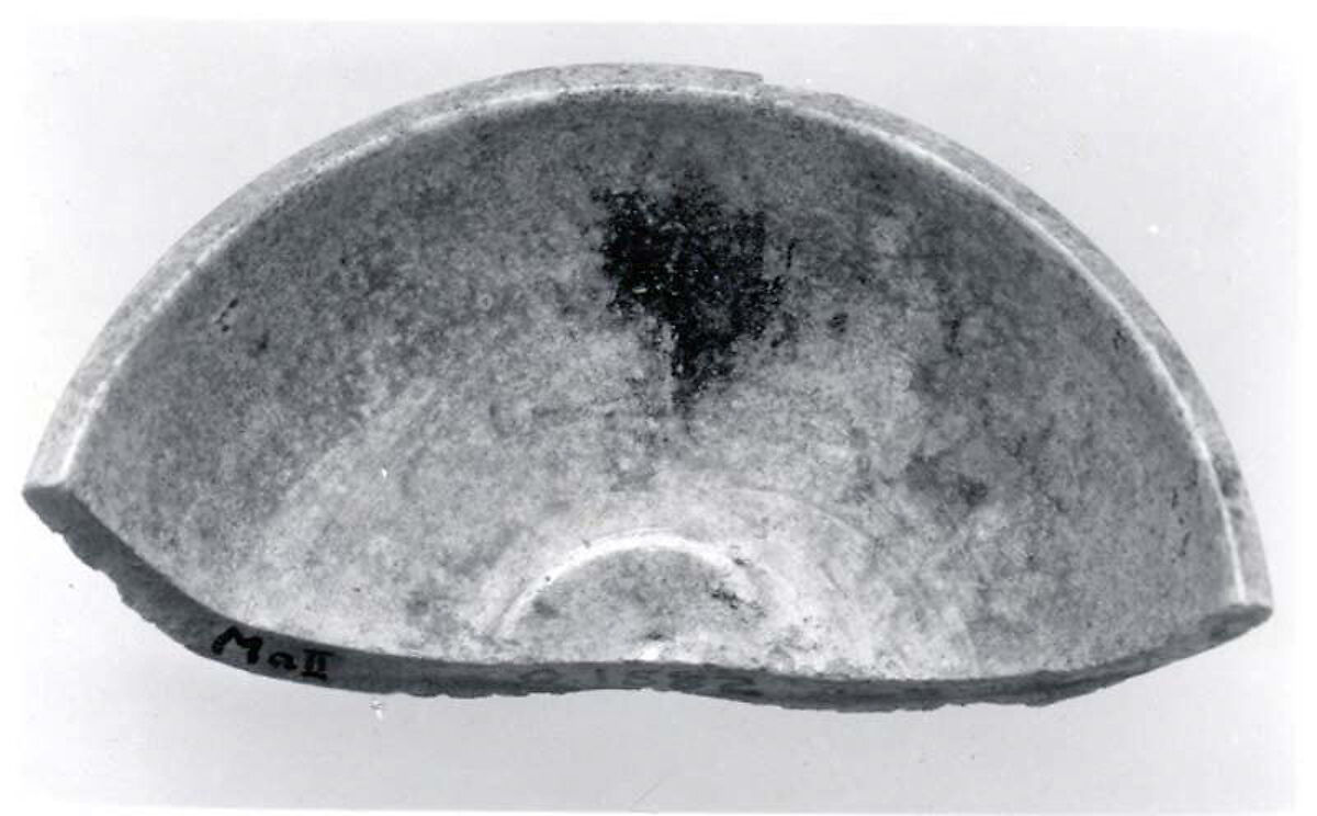 Bowl fragment, Glass, Sasanian 