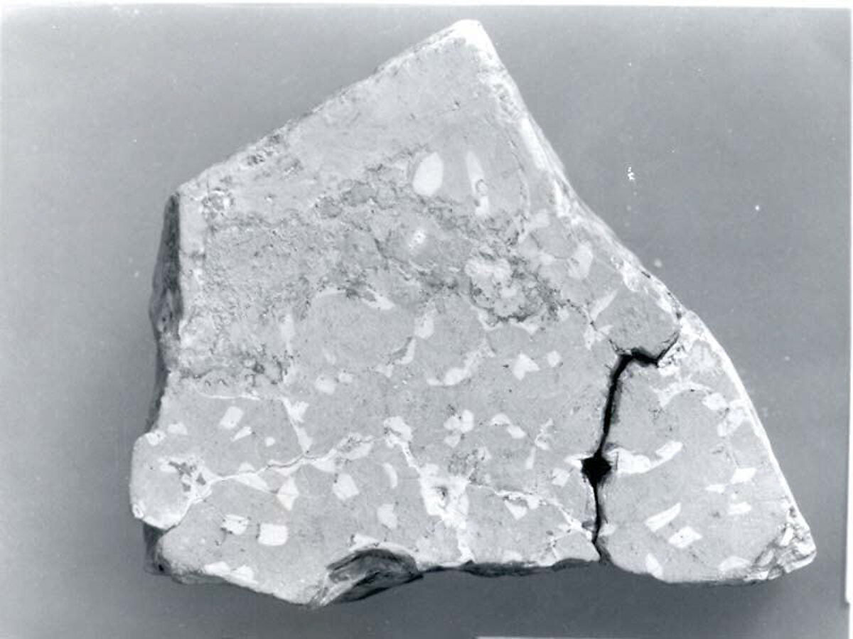 Plaque, Glass, Sasanian 