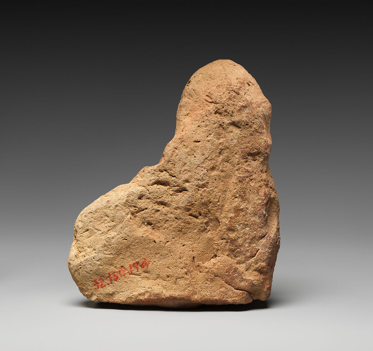 Fragment of a figure, Ceramic, Parthian