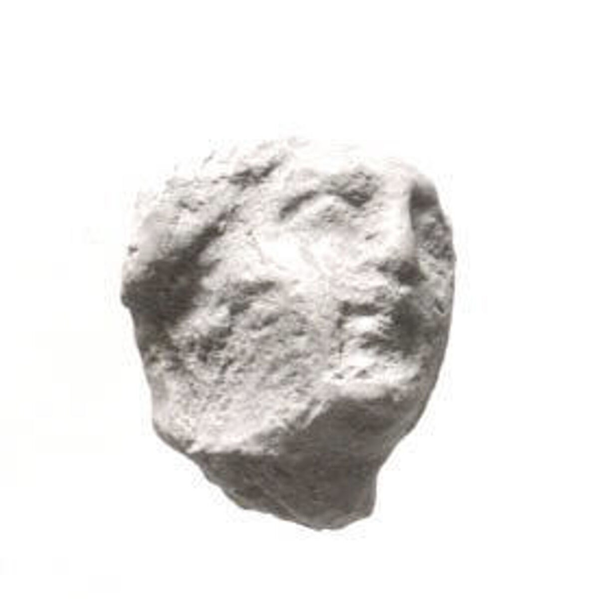 Fragment of head, Ceramic, Parthian 