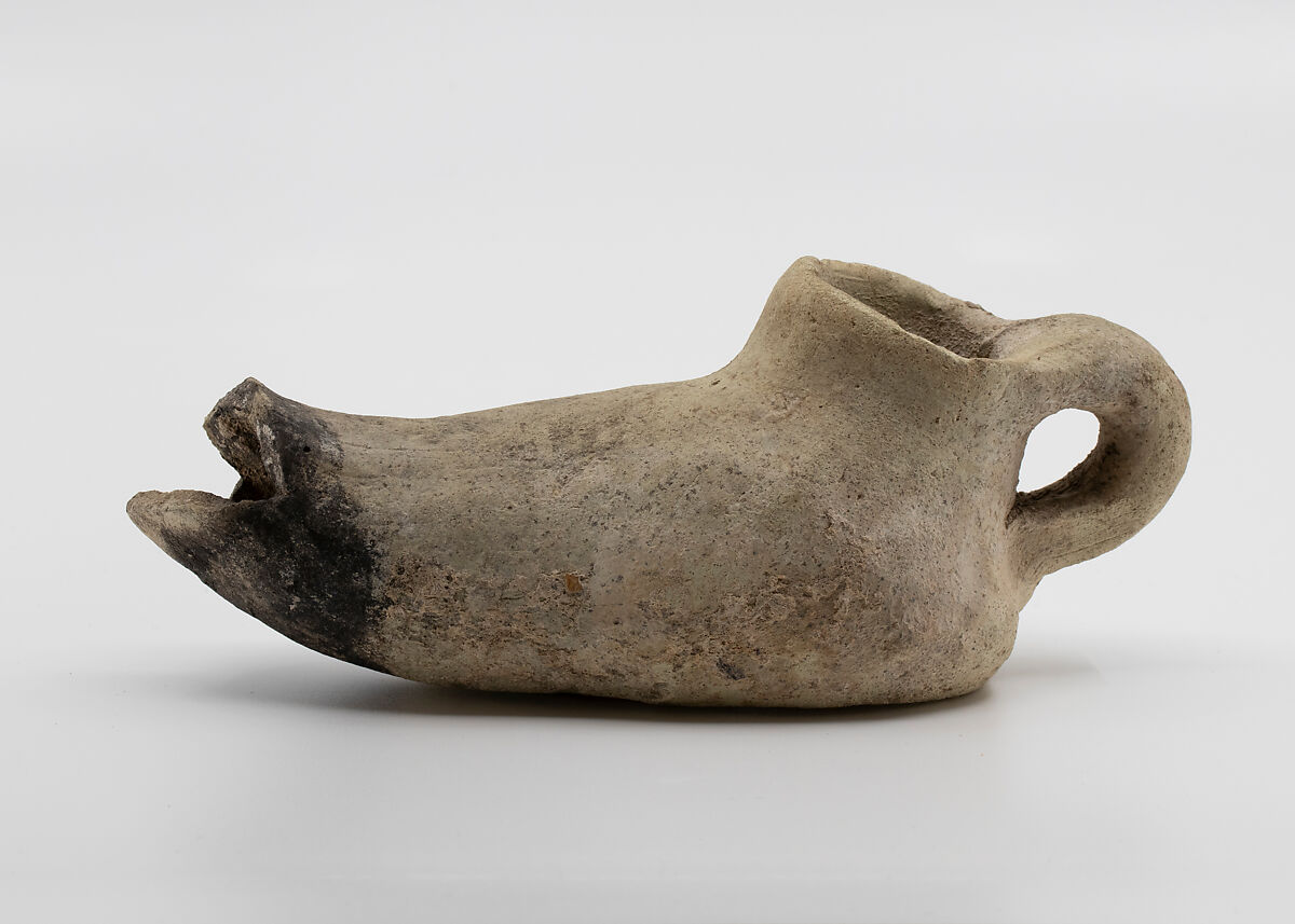 Lamp, Ceramic, Sasanian 