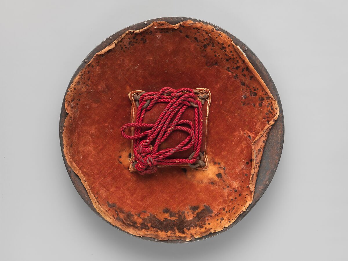 Shield (<i>Sipar</i>), Steel, gold, velvet, iron, Persian