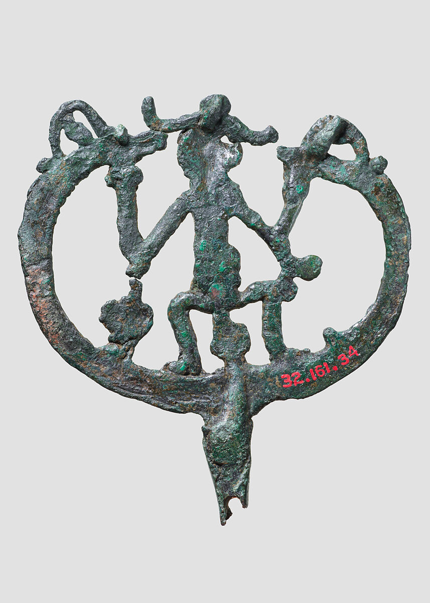 Openwork pin, Bronze, Iran